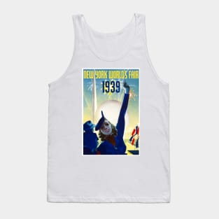 Vintage Travel Poster - 1939 World's Fair Tank Top